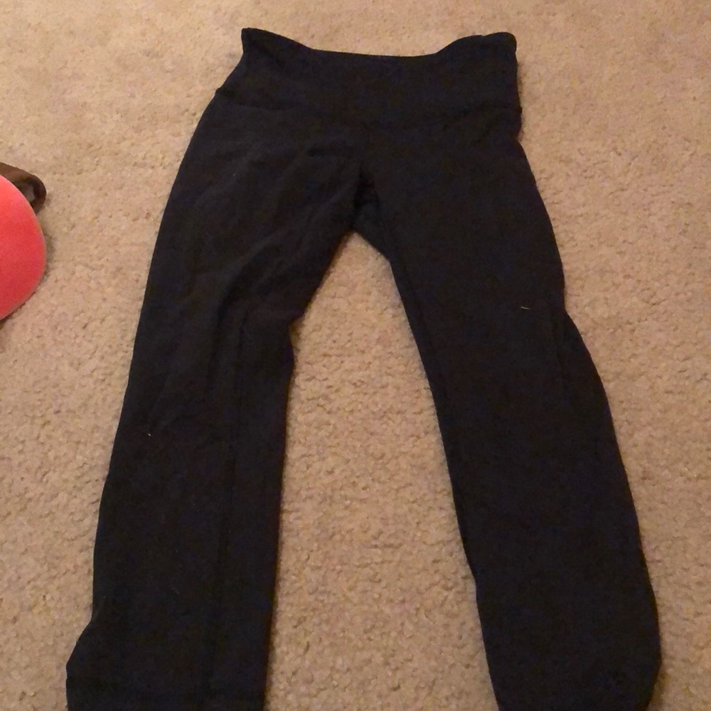 Selling Girls Black lululemons For $80.00
